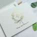 Ivory Embossing Invitation Card Hard Cover Invitation Wedding Card Customized